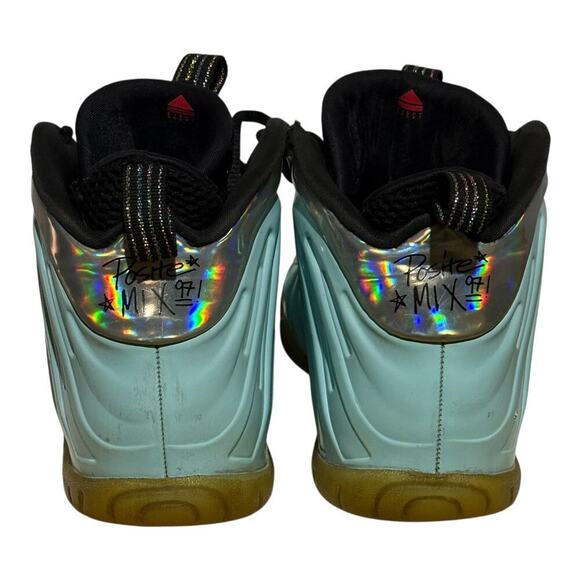 Nike Little Posite One Easter 2018 Iridescent Foamposite 864077-004 GS 6Y - Picture 6 of 8